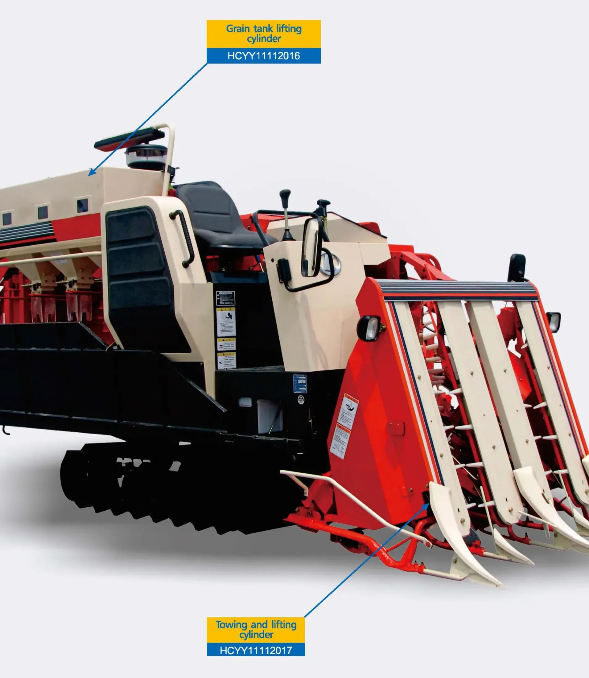 Towing And Lifting Cylinder For Agricultural Machinery